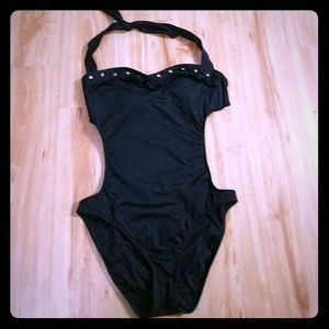 Cut out one piece swim suit
